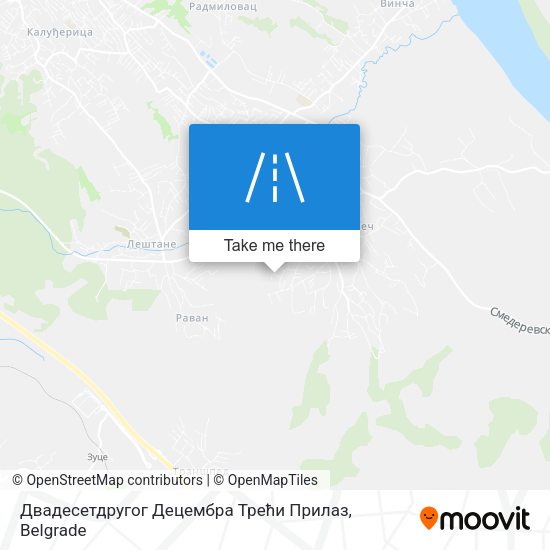 Двадесетдругог Децембра Трећи Прилаз map