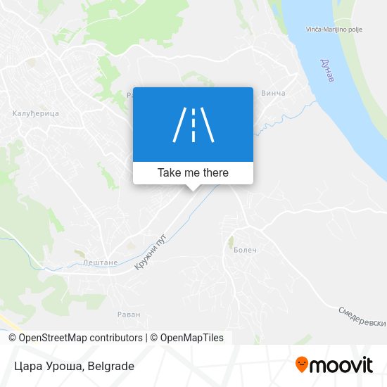 Цара Уроша map