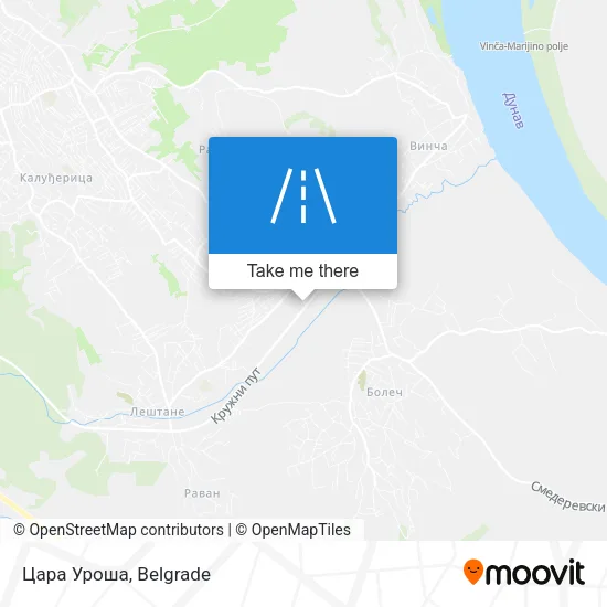 Цара Уроша map