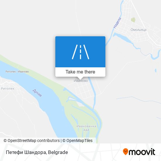 Петефи Шандора map