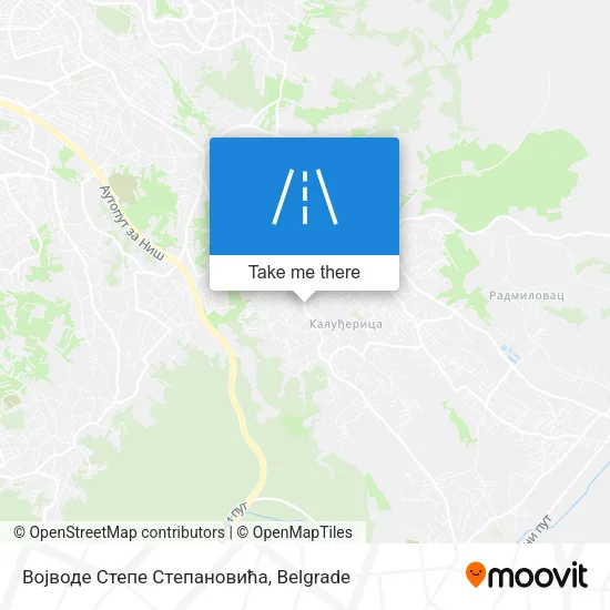 Војводе Степе Степановића map
