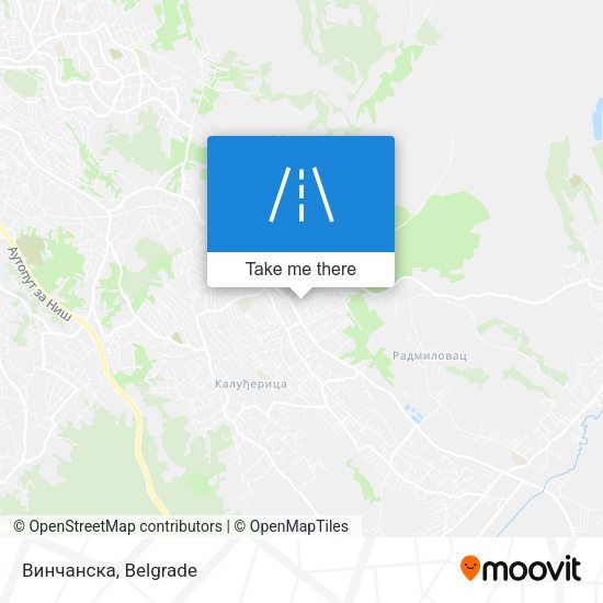 Винчанска map
