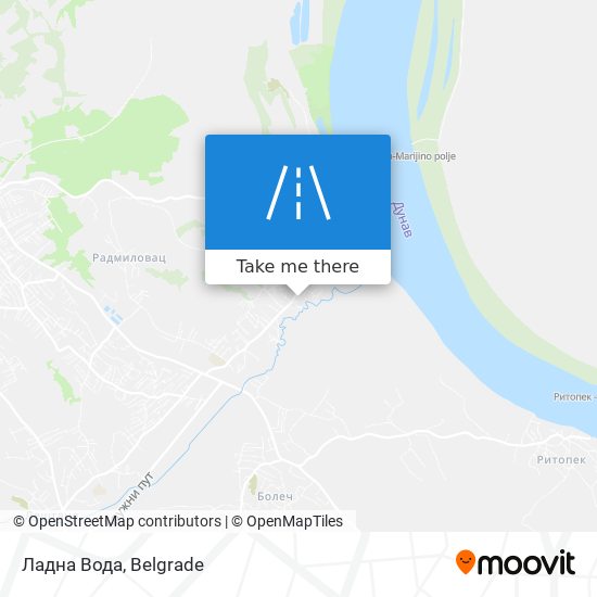 Ладна Вода map