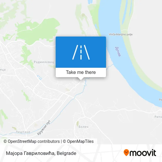 Мајора Гавриловића map