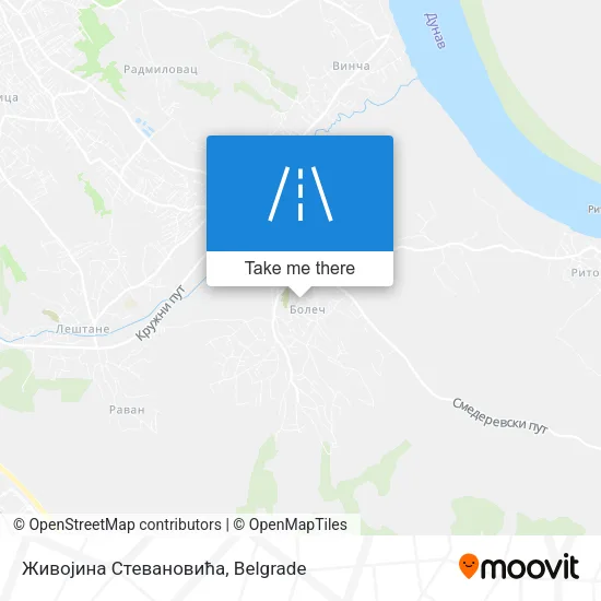 Живојина Стевановића map