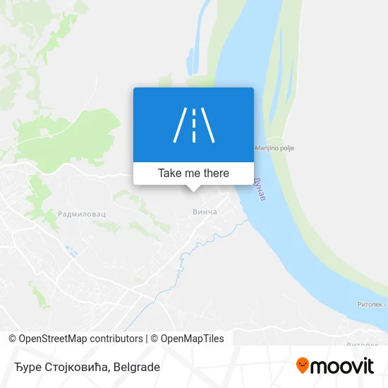 Ђуре Стојковића map