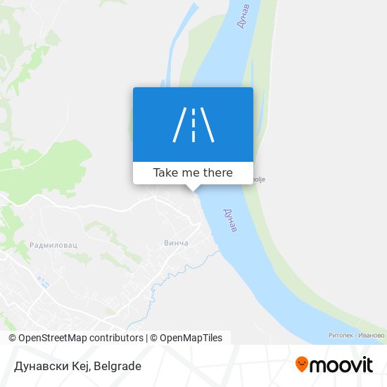 Дунавски Кеј map