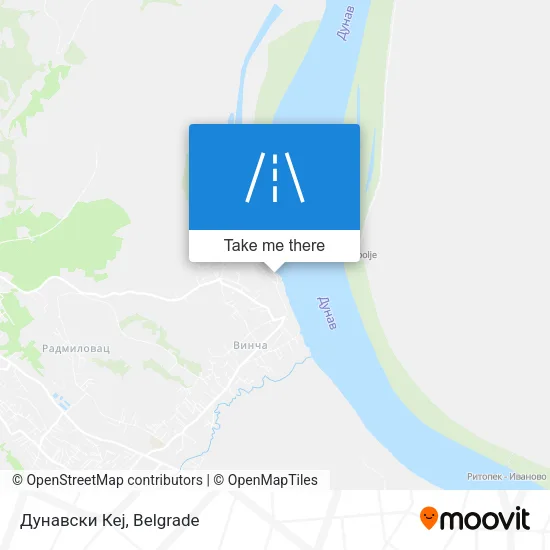 Дунавски Кеј map