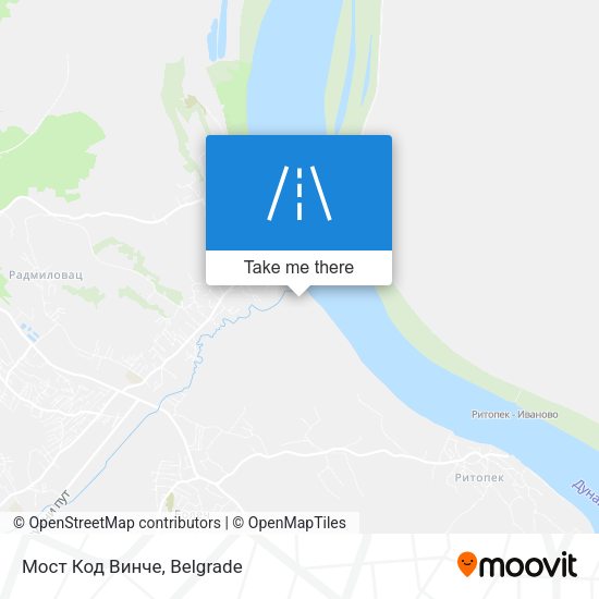Мост Код Винче map