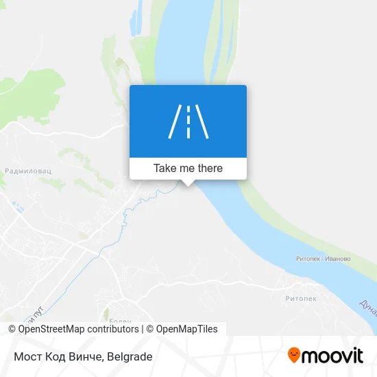 Мост Код Винче map