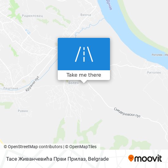 Тасе Живанчевића Први Прилаз map