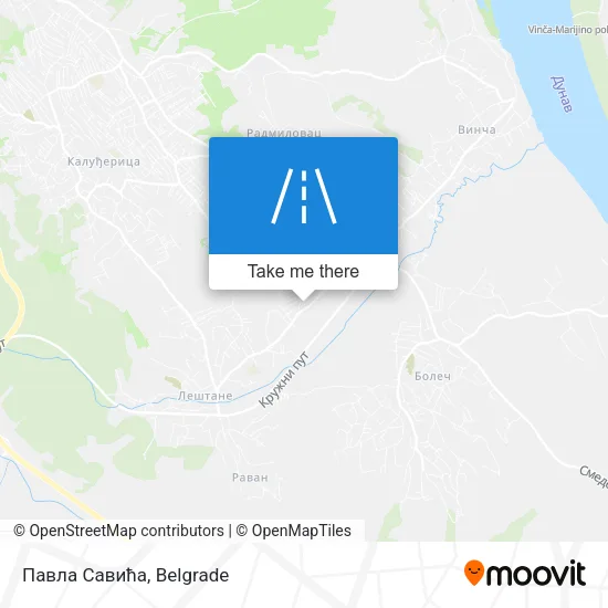 Павла Савића map