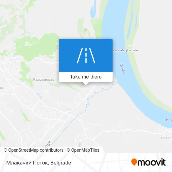 Млакачки Поток map