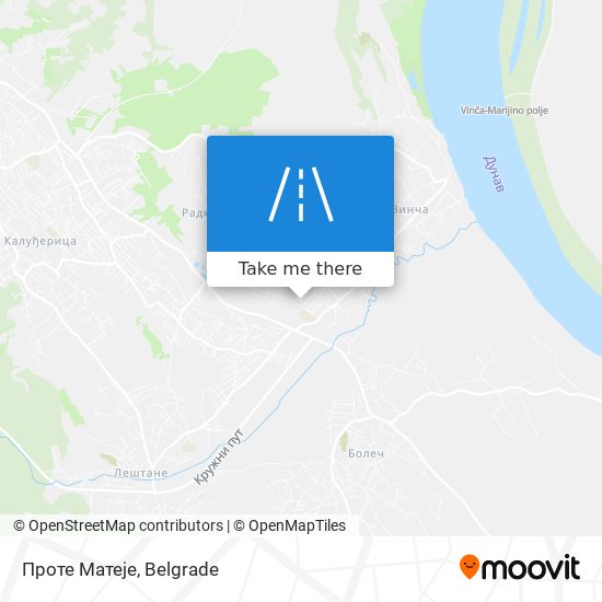 Проте Матеје map