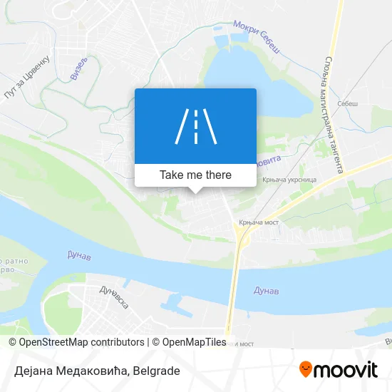 Дејана Медаковића map
