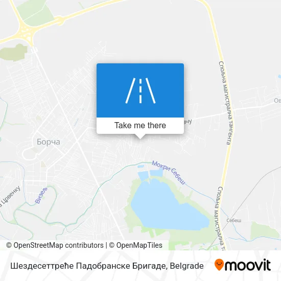 Шездесеттреће Падобранске Бригаде map