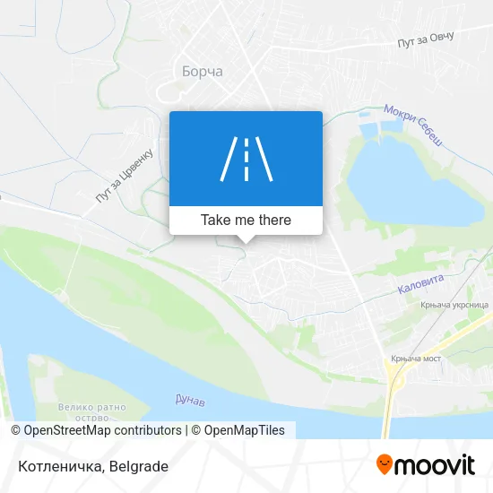 Котленичка map