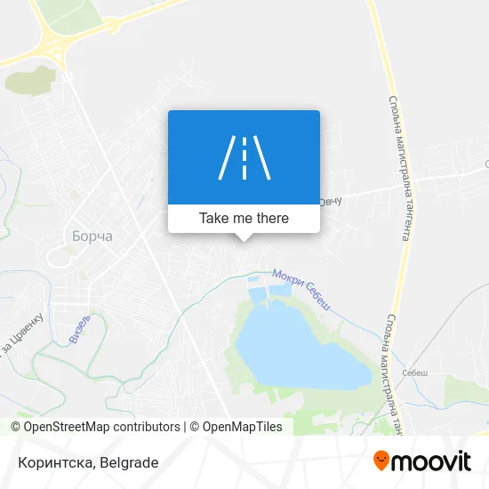 Коринтска map