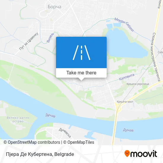 Пјера Де Кубертена map