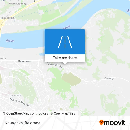 Канадска map