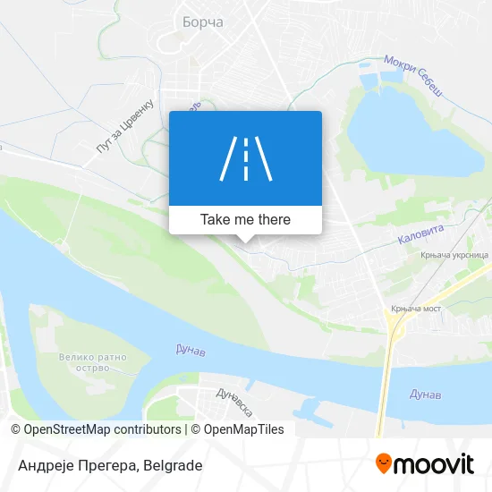 Андреје Прегера map
