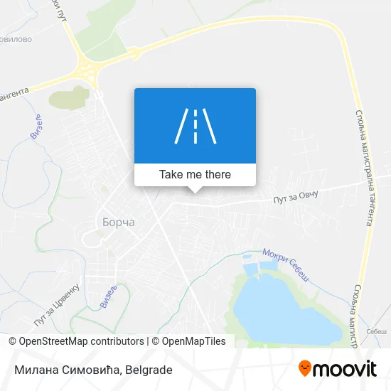 Милана Симовића map