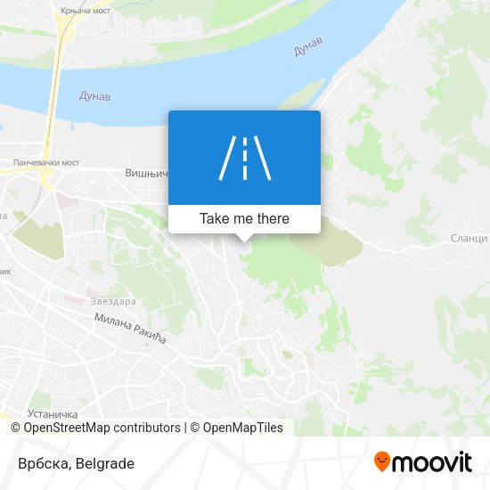 Врбска map
