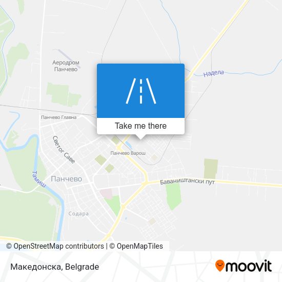 Македонска map
