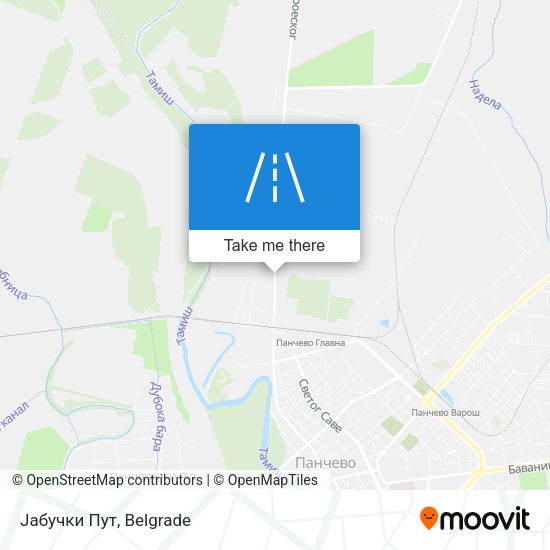 Јабучки Пут map