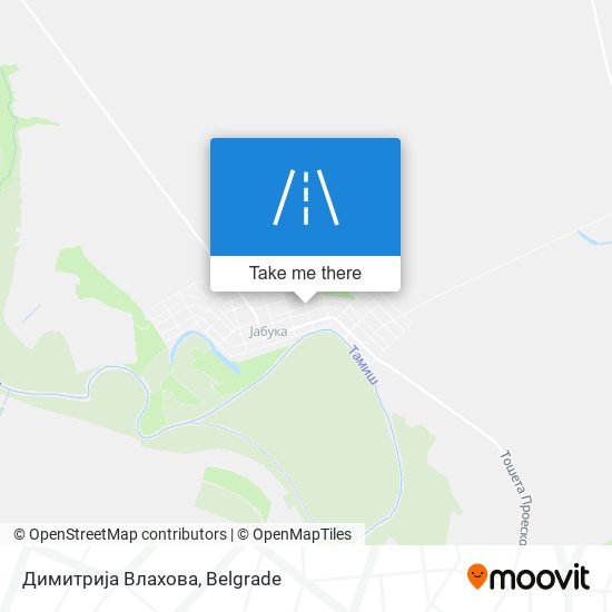 Димитрија Влахова map