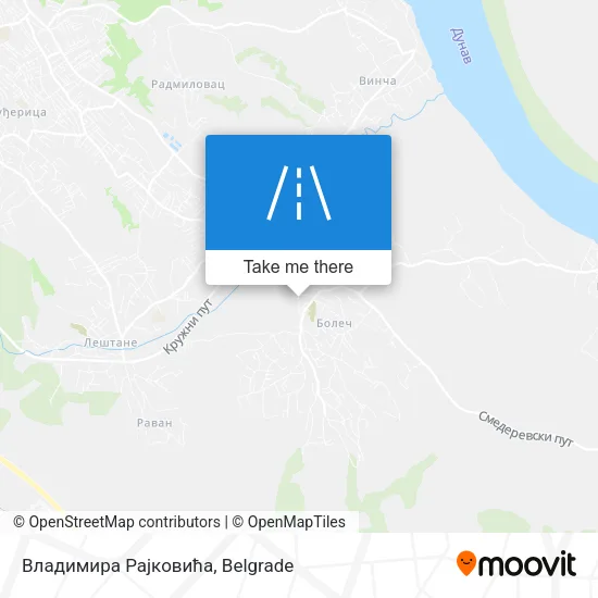 Владимира Рајковића map