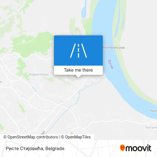 Ристе Стијовића map