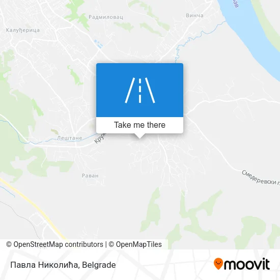 Павла Николића map