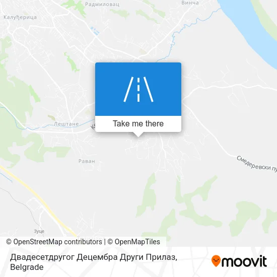 Двадесетдругог Децембра Други Прилаз map
