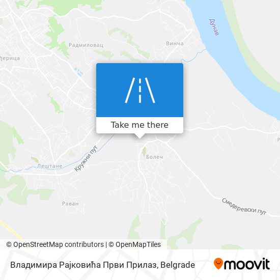 Владимира Рајковића Први Прилаз map