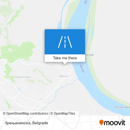 Зрењанинска map