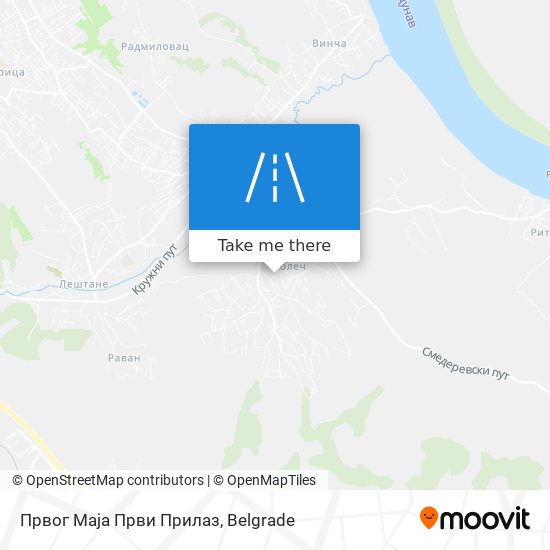 Првог Маја Први Прилаз map