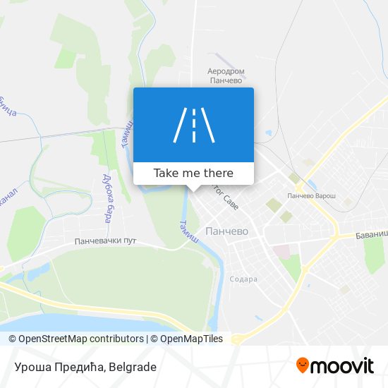 Уроша Предића map