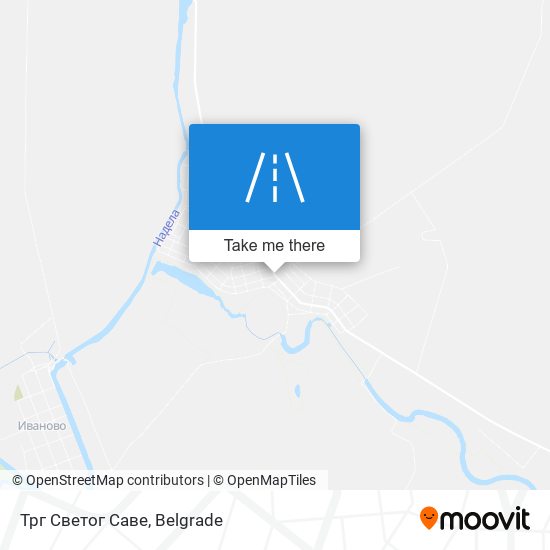 Трг Светог Саве map