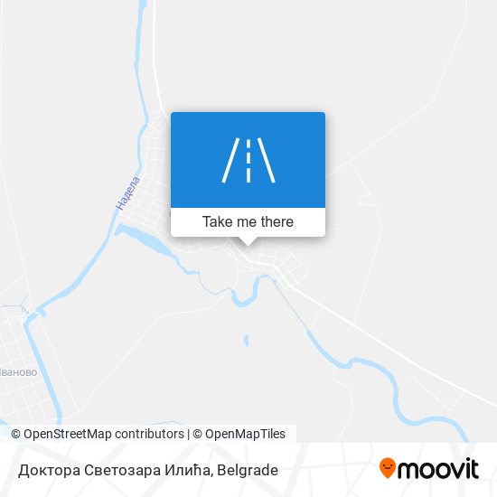 Доктора Светозара Илића map