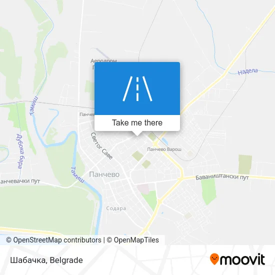 Шабачка map