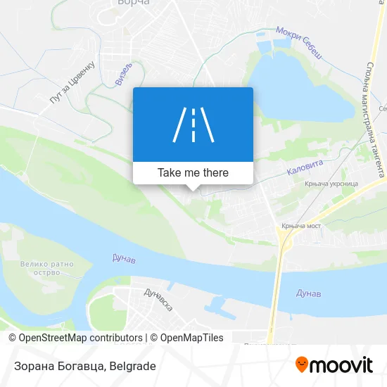 Зорана Богавца map