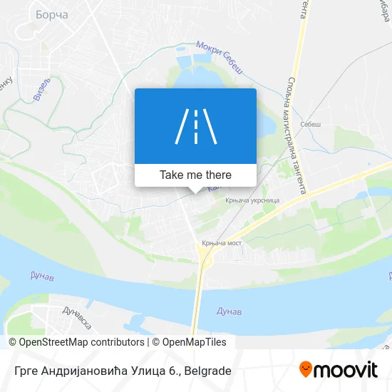 Грге Андријановића Улица 6. map