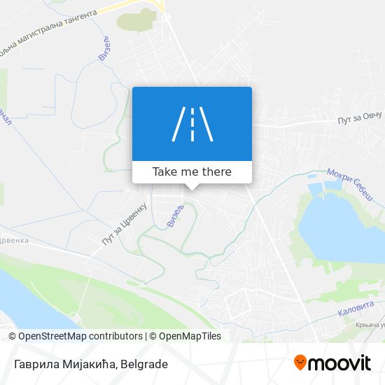 Гаврила Мијакића map