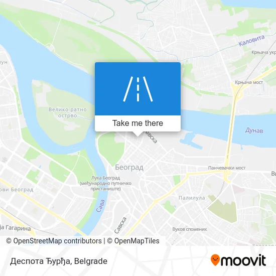 Деспота Ђурђа map