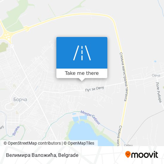 Велимира Валожића map