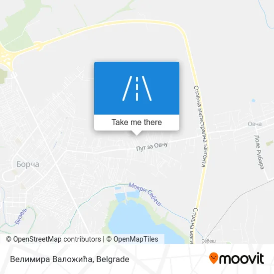 Велимира Валожића map