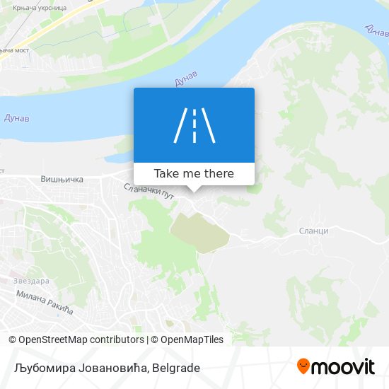 Љубомира Јовановића map