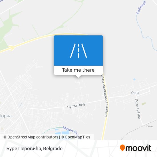 Ђуре Перовића map