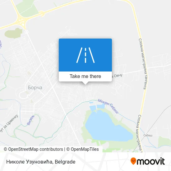 Николе Узуновића map